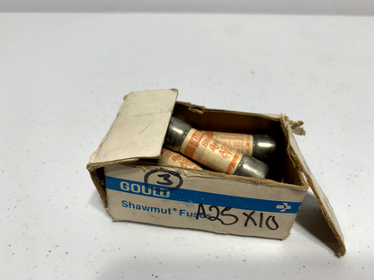 Ferraz Shawmut A25X10 Amp-Trap Fuses 10 Amp 300V Fuses (lot of 3)