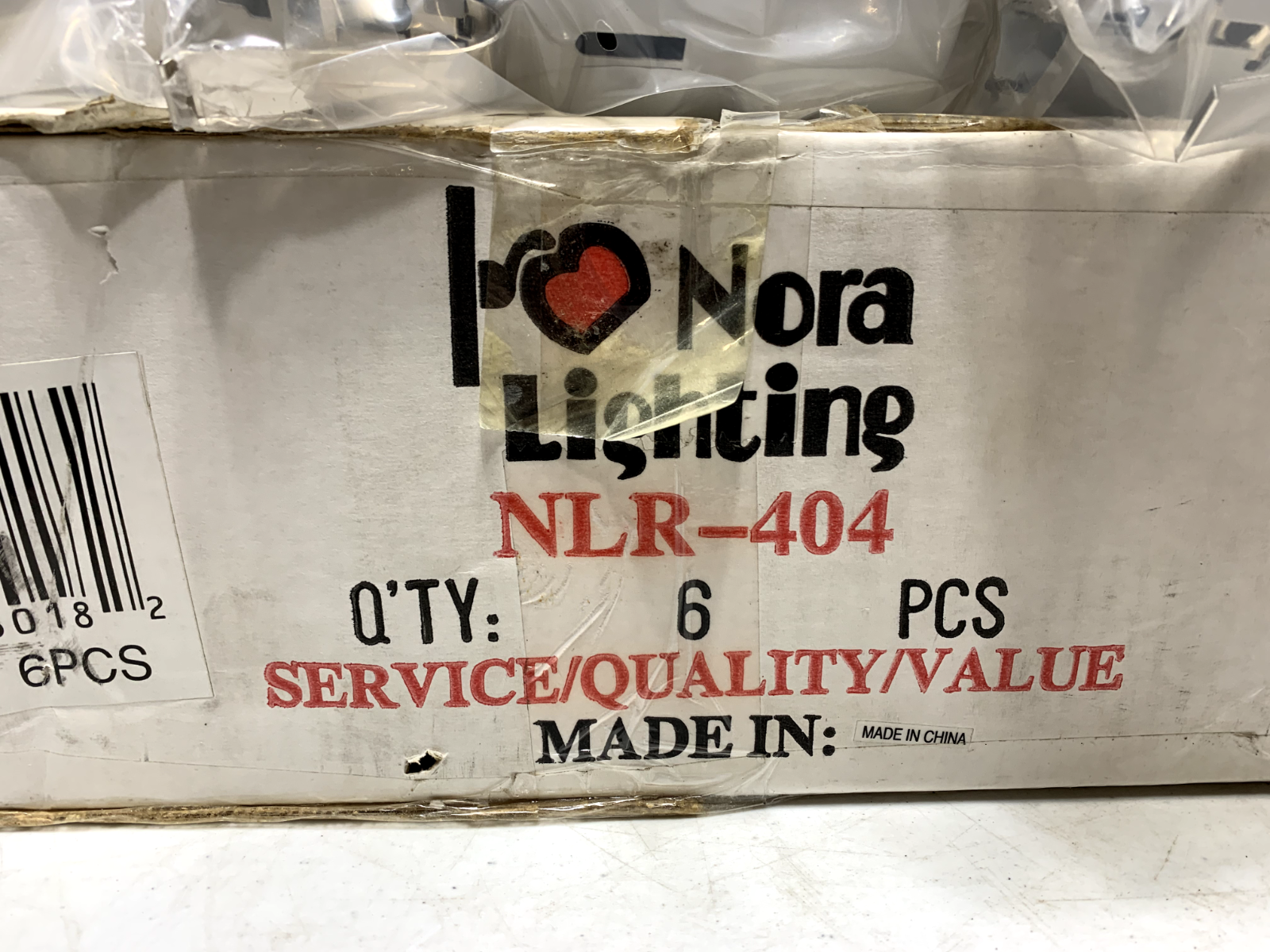 Nora Lighting NLR-404 50W 120V 4" Electronic Remodel Housing (lot of 6) - Chase Surplus