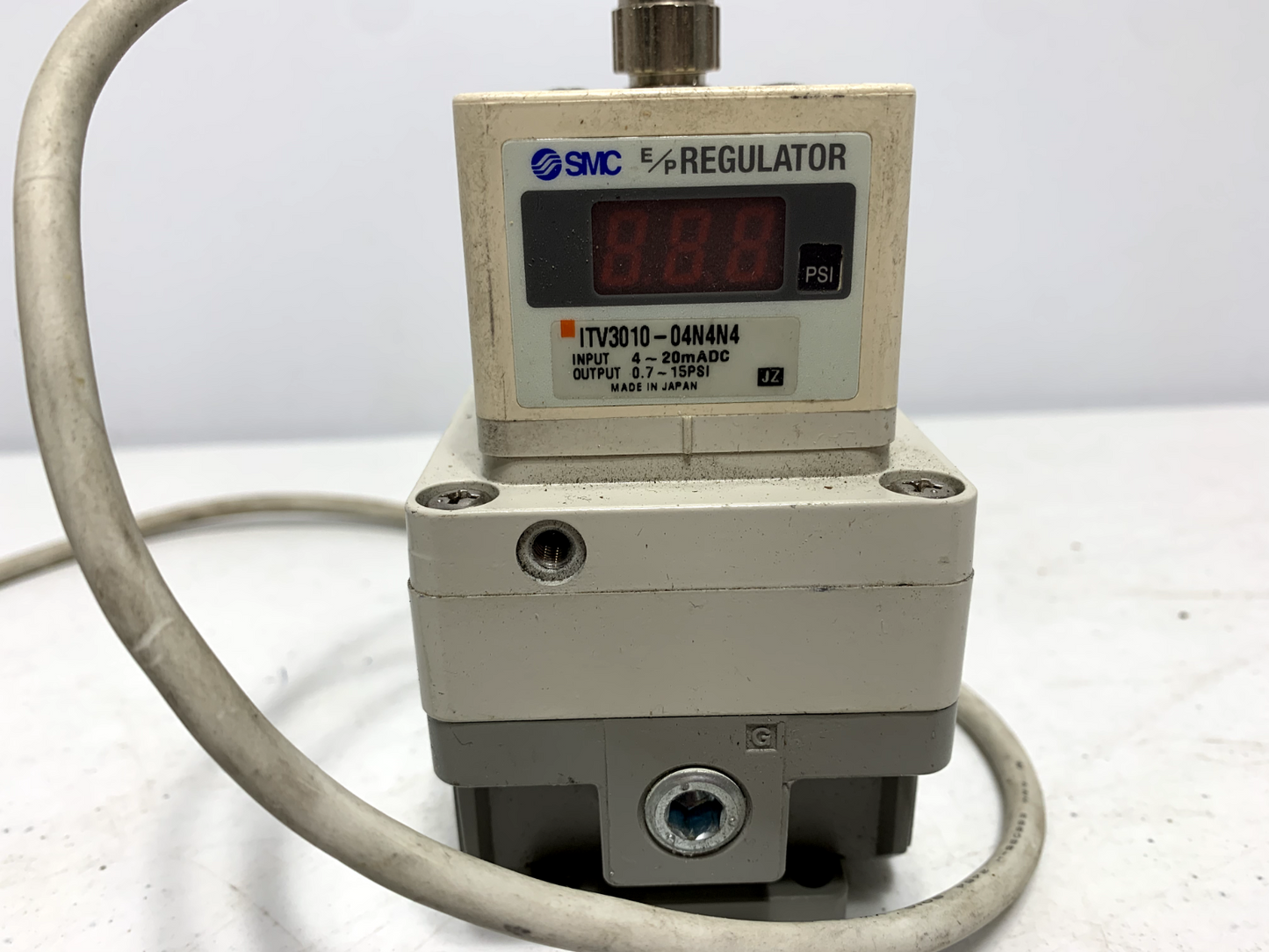 SMC ITV3010-04N4N4 Air Regulator 4-20mADC 0.7-15PSI - Chase Surplus