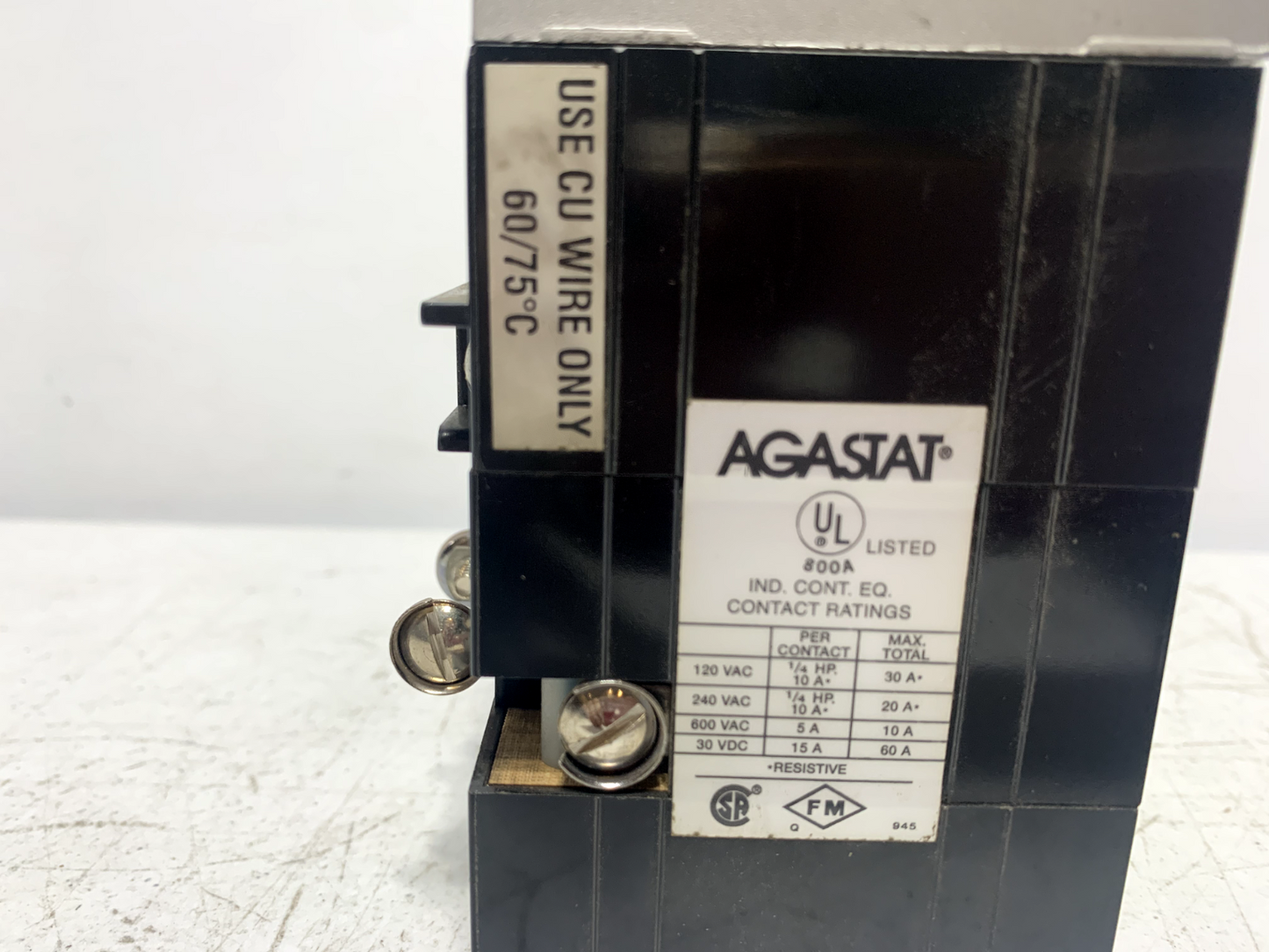 Agastat 70140C Timer Delay Relay 24VDC 2-20 Seconds