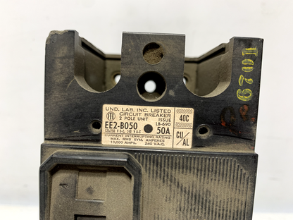 Siemens EE2-B050 Circuit Breaker 2 Pole 50 Amp 240V