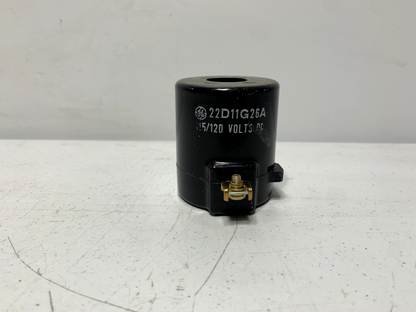 General Electric 22D11G26A Solenoid Coil 115/120 VDC