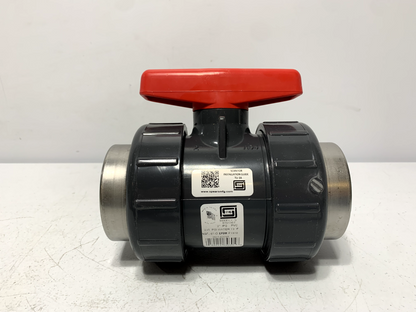 Spears 3621-020SR True Union 2000 Standard PVC Ball Valve 2" EPDM O-RING