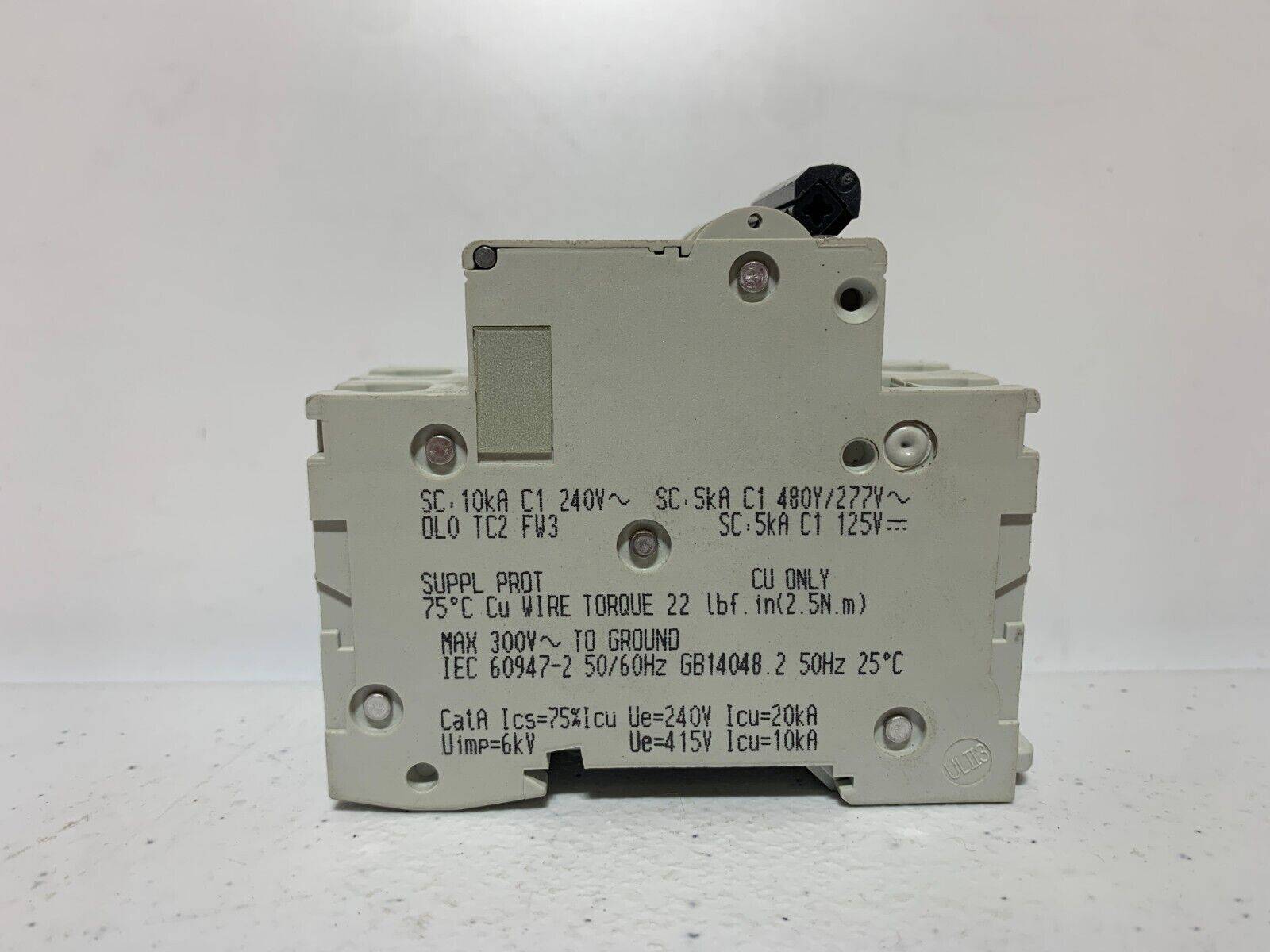 Schneider Electric 24451 Circuit Breaker, 2P, C16A, 480Y277V - Chase Surplus