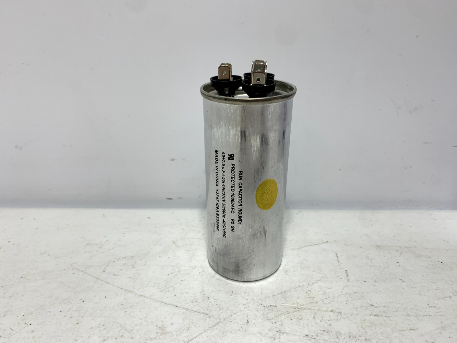 Supco CD40+7.5x440R Run Capacitor 370/440V (lot of 4) - Chase Surplus