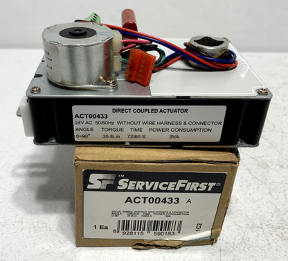 Trane ACT00433 Non-Spring Return Rotary Actuator VariTrac 24V 35 in-lb 90 Degree