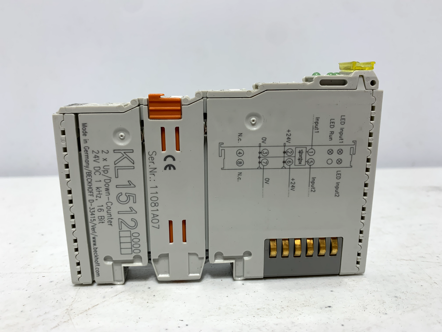 Beckhoff KL1512 2x Up/Down Counter 24VDC 1kHz 16 Bit - Chase Surplus