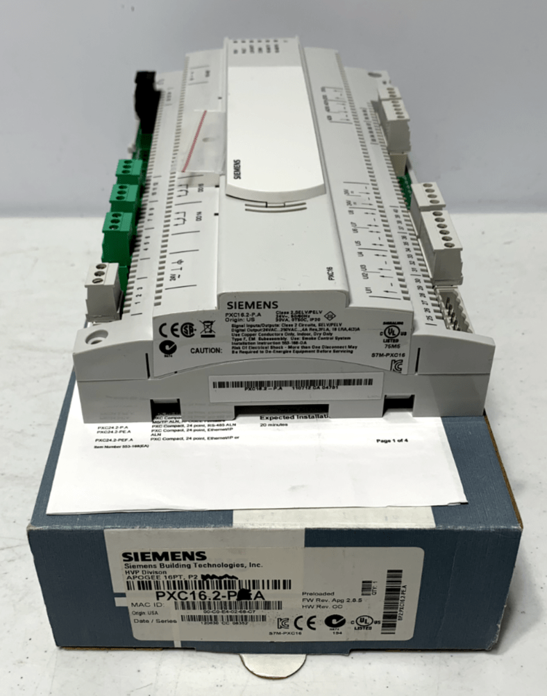 Siemens PXC16.2-P.A Apogee Automation Controller 16 Point - Chase Surplus