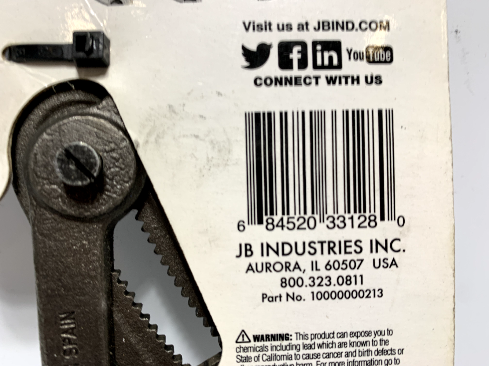 JB Industries RT70532 Rolock Pliers 10" - Chase Surplus