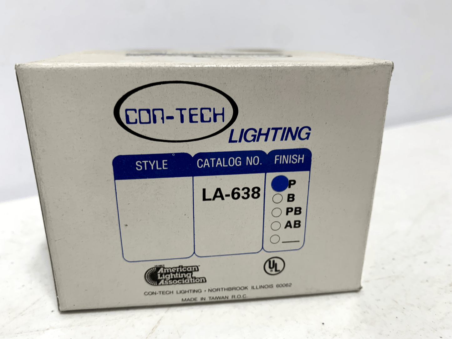 Con-Tech LA-638 Lamp Collar PAR16 White LA-638-P (lot of 4) - Chase Surplus