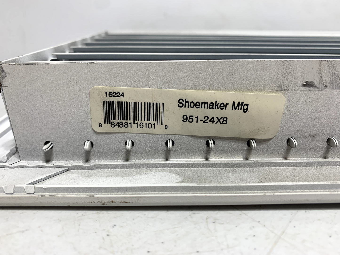 Shoemaker 951-24X8 Return Air Grille White 24 x 8