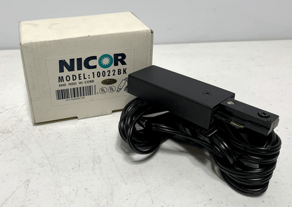 NICOR 10022BK END FEED WITH CORD - Chase Surplus