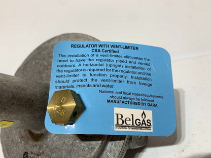 Belgas PG105080112V000 Gas Line Regulator CSA Certified - Chase Surplus