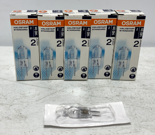 Osram 64415 Photo Projection Bulbs 10W 12V T4 Shape G4 Base (lot of 5) - Chase Surplus