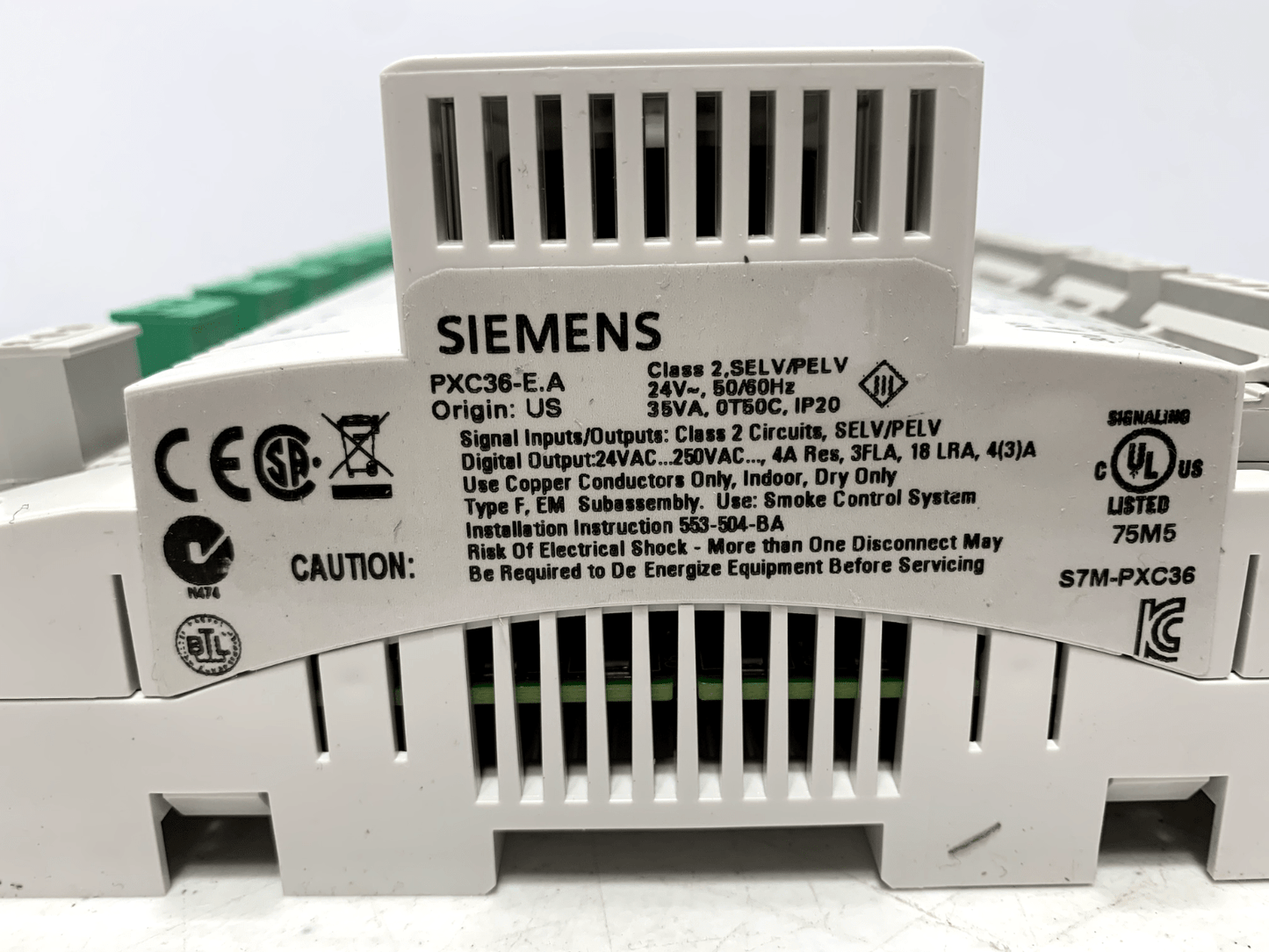 Siemens PXC36-E.A Automation Station 24VAC 36 point for BACnet Networks - Chase Surplus