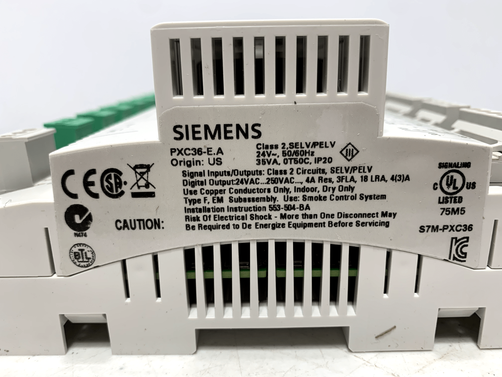 Siemens PXC36-E.A Automation Station 24VAC 36 point for BACnet Networks - Chase Surplus