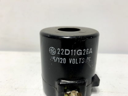 General Electric 22D11G26A Solenoid Coil 115/120 VDC