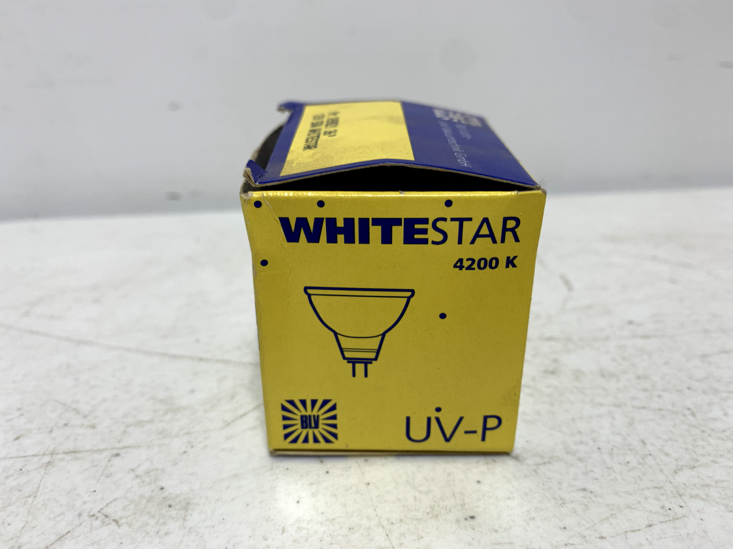 BLV 189821 12V 50W Light Bulb 4200K 36° WhiteStar UV-P (lot of 2) - Chase Surplus