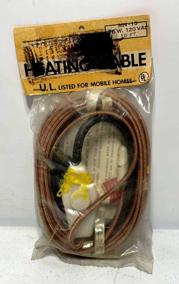 Easy Heat MN-15 Heating Cable 75W 120V 15ft