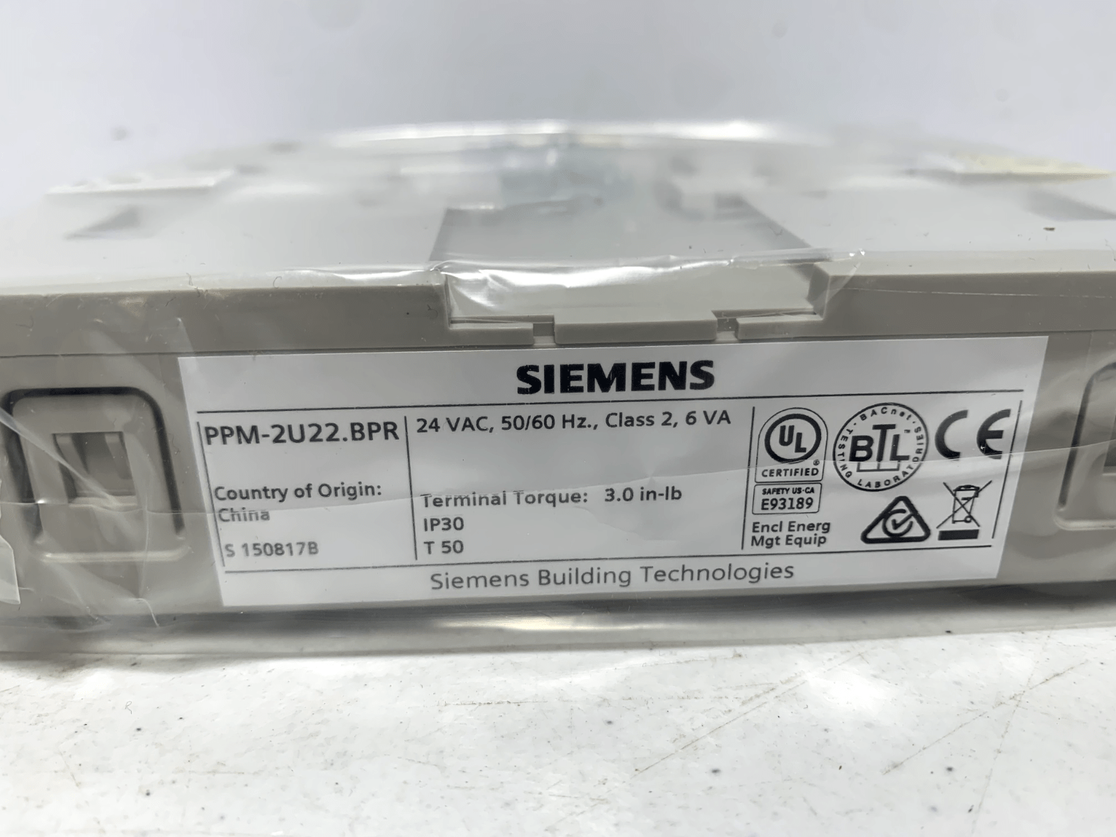 Siemens PPM-2U22.BPR Point Pickup Module BACnet - Chase Surplus