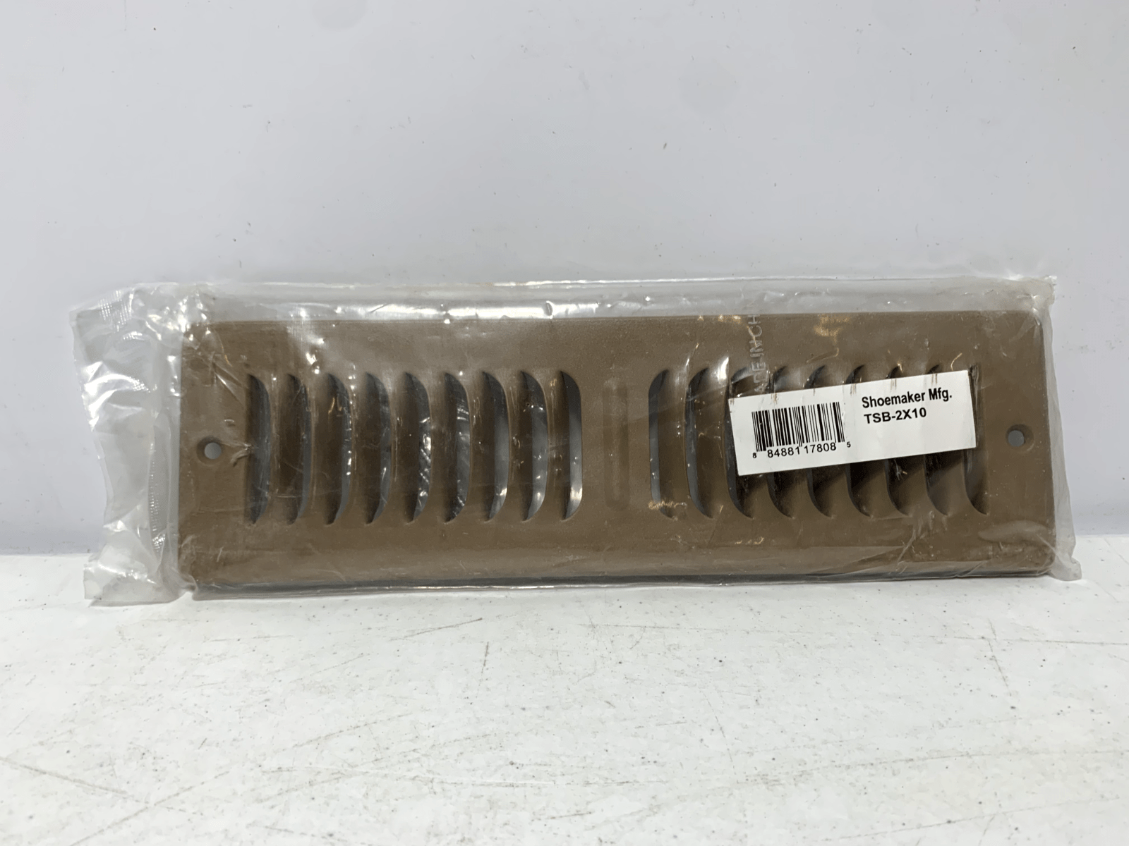 Shoemaker TSB-2X10 Toe Space Grille Brown Vent Cover Replacement (lot of 3) - Chase Surplus