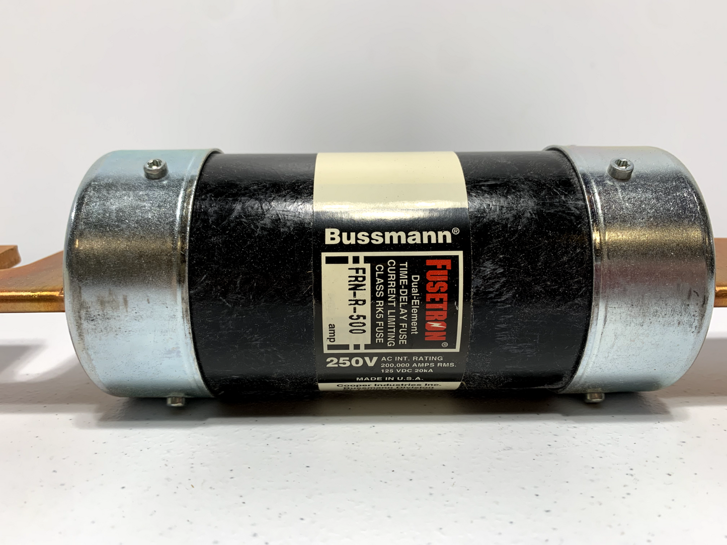 Cooper Bussmann FRN-R-500 Fusetron Fuse 500 Amp 250V