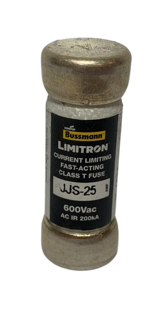 Bussmann JJS-25 JJS25 25A 600Vac JJS Limitron TRON Class T FAST ACTING Fuse - Chase Surplus