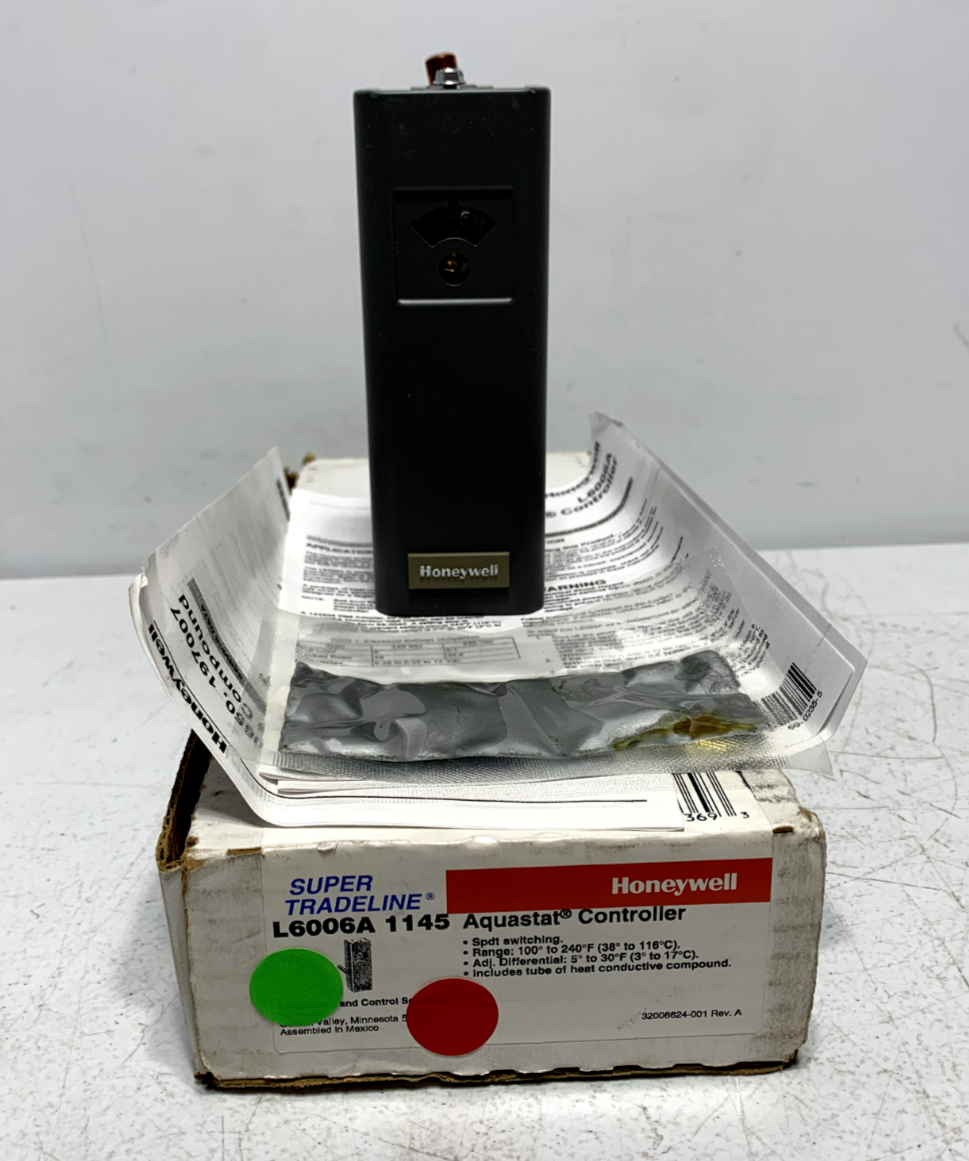 Honeywell L6006A1145 Aquastat Controller High/Low Limit Horizontal Mount w/ SPDT