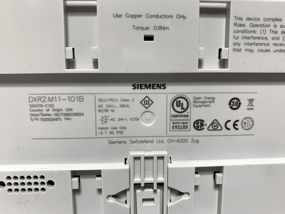 Siemens DXR2.M11-101B Automation Station BACnet - Chase Surplus