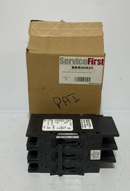 SERVICE FIRST BKR00829 3 POLE 58.4 AMP CIRCUIT BREAKER 240V - Chase Surplus