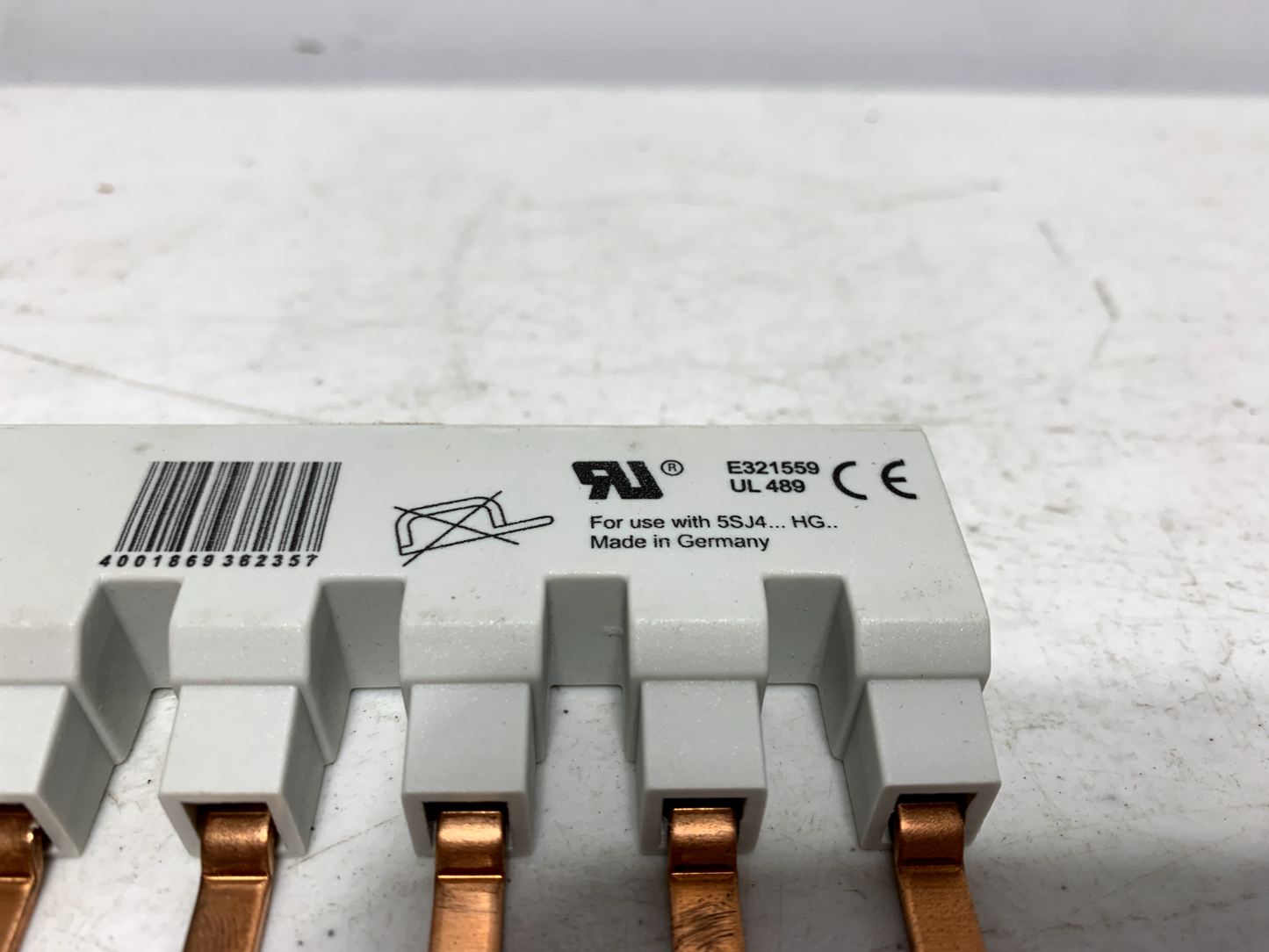 Siemens 5ST3-663 Busbar 115 Amp 6x1-phase (lot of 10)