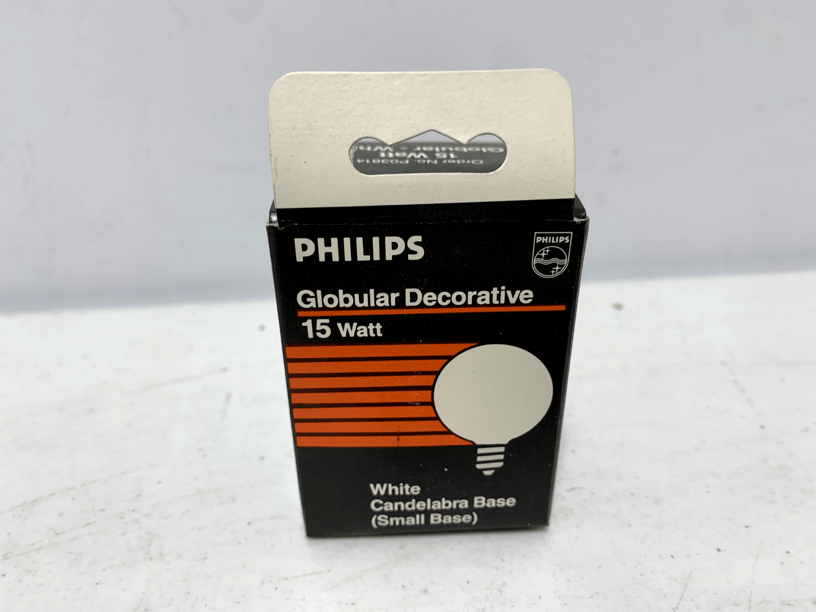 Philips 15G161/2C/W Decor Globe Light Bulb White 15W P03814 (lot of 6) - Chase Surplus