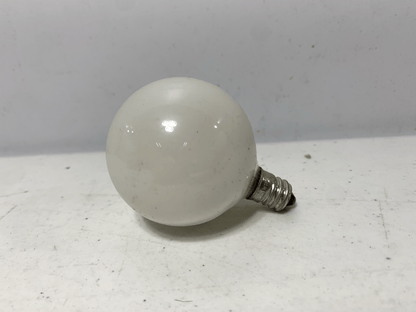 Philips 15G161/2C/W Decor Globe Light Bulb White 15W P03814 (lot of 6) - Chase Surplus