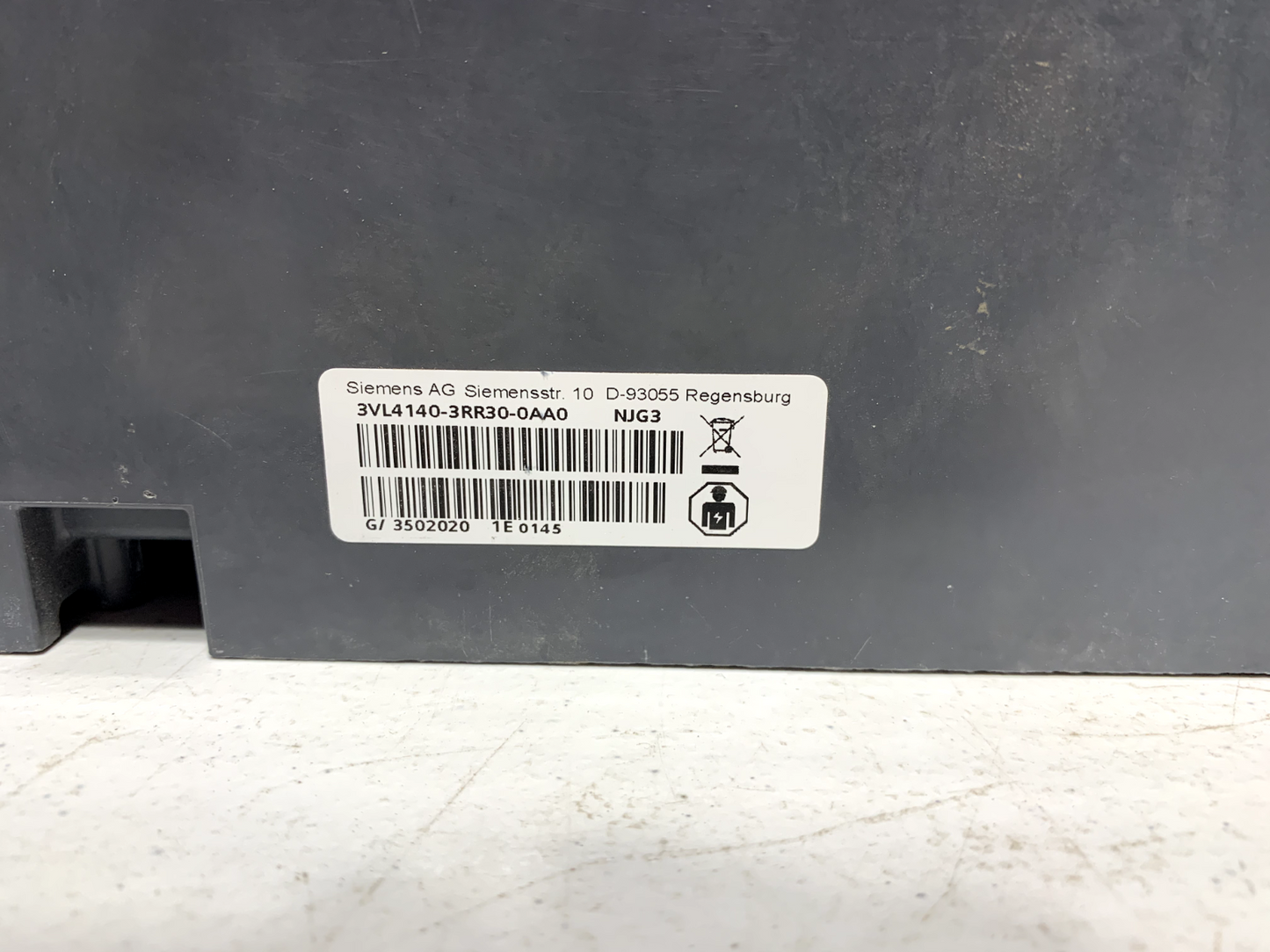 Siemens NJX3T250 Circuit Breaker 250A 600V 3 Pole Type NGJA Frame JG