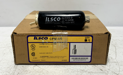 Ilsco CPM-4/0 Copper Compression Pigtail Adapter 600V 4/0AWG