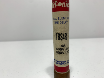 Ferraz Shawmut TRS4R Tri-Onic Time Delay Fuse 4A 600V