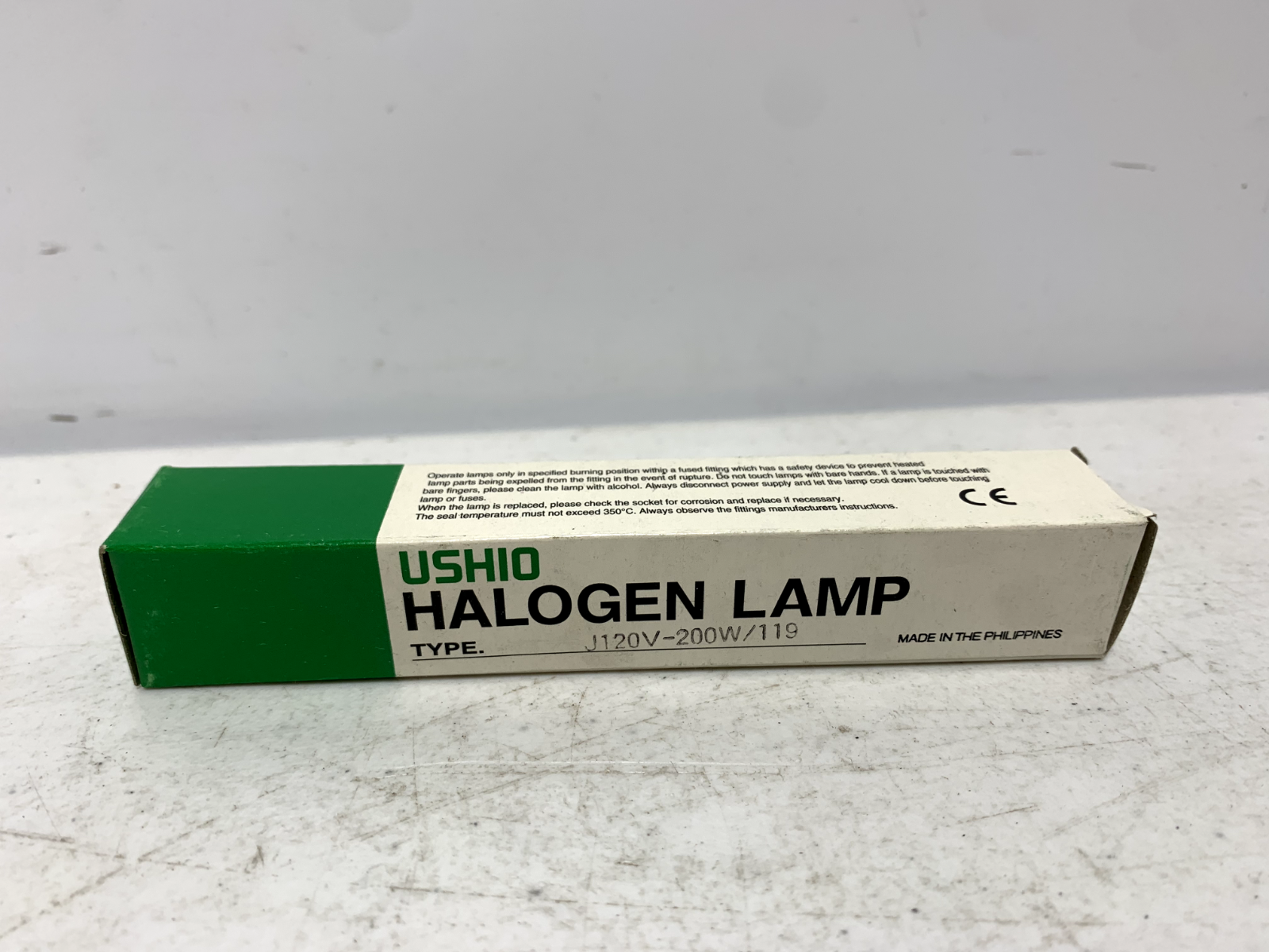 USHIO J120V-200W/119 Replacement Halogen Lamp 120V 200W (lot of 5) - Chase Surplus