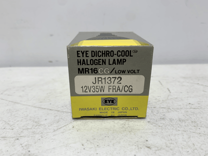 EYE JR1372 Dichro-Cool Lamp 12V 35W FRA/CG MR16 (lot of 5) - Chase Surplus