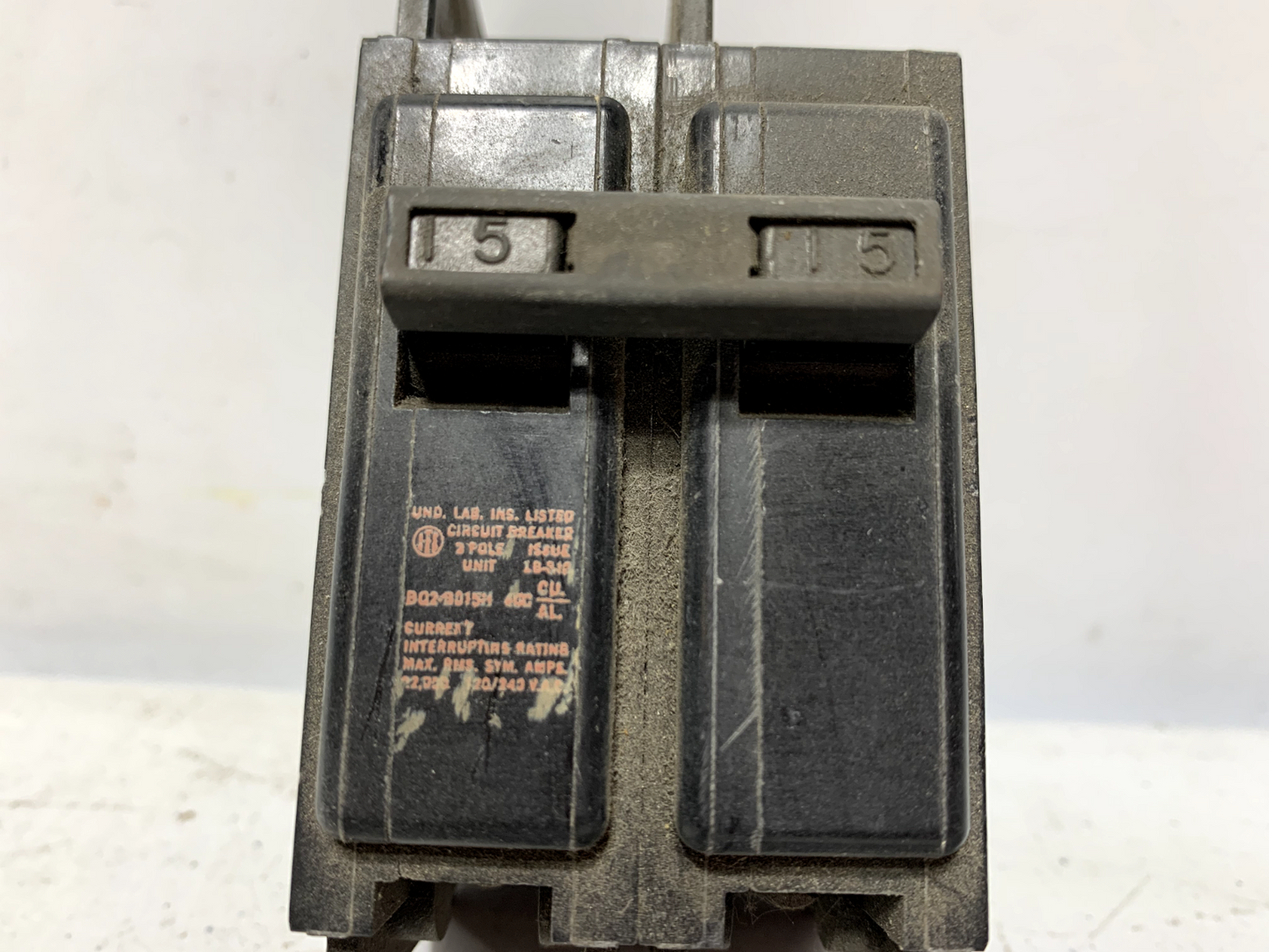 Siemens BQ2B015H Circuit Breaker Bolt-On 240V 15A 2 Pole 22kA 240V