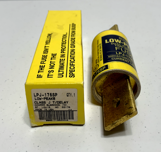 Cooper Bussmann LPJ-175SP Time Delay Class J Fuse 175A 600VAC/300VDC