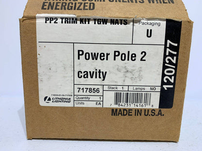 Lithonia Lighting 717856 PP2 TRIM KIT TGW NATS Power Pole Base Plate - Chase Surplus