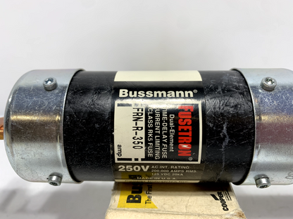 Cooper Bussmann FRN-R-350 Fusetron Dual-Element Time-Delay Fuse 350 Amp 250VAC