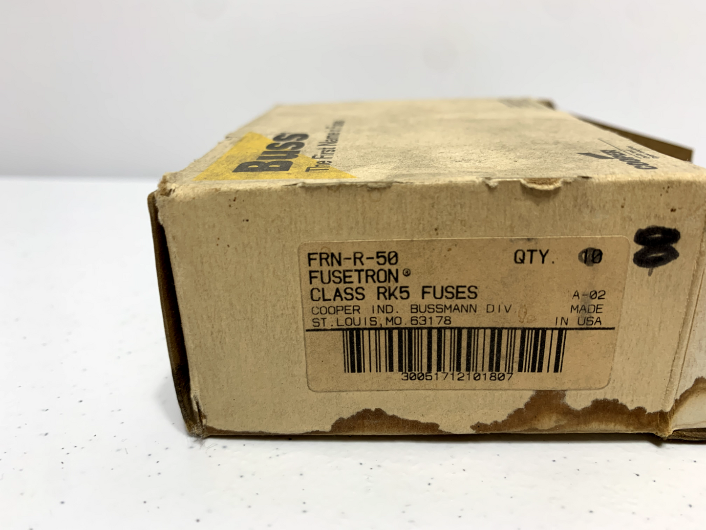 Cooper Bussmann FRN-R-50 Fusetron Dual-Element Fuse 50 Amp 250VAC