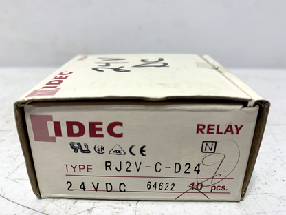 IDEC RJ2VC-D24 Relay 24V (lot of 9)