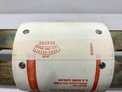 Gould Shawmut A4BT2000 Class L Fuse 2,000 Amp 600V Form 480