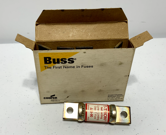 Cooper Bussmann JJS-90 Class T Fast Acting Fuse 90 Amp 600V (lot of 5)