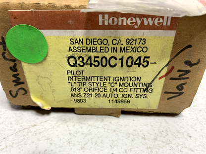 Honeywell Q3450C1045 Smart Valve Sensor Ignitor Pilot Asssembly 1149856