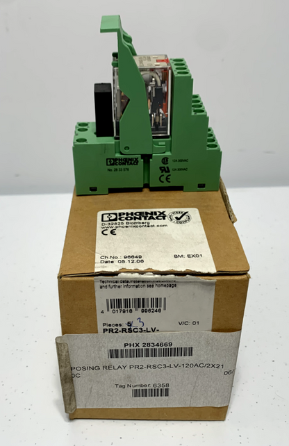 Phoenix Contact 2834669 Electromechanical Relay 120VAC 10A