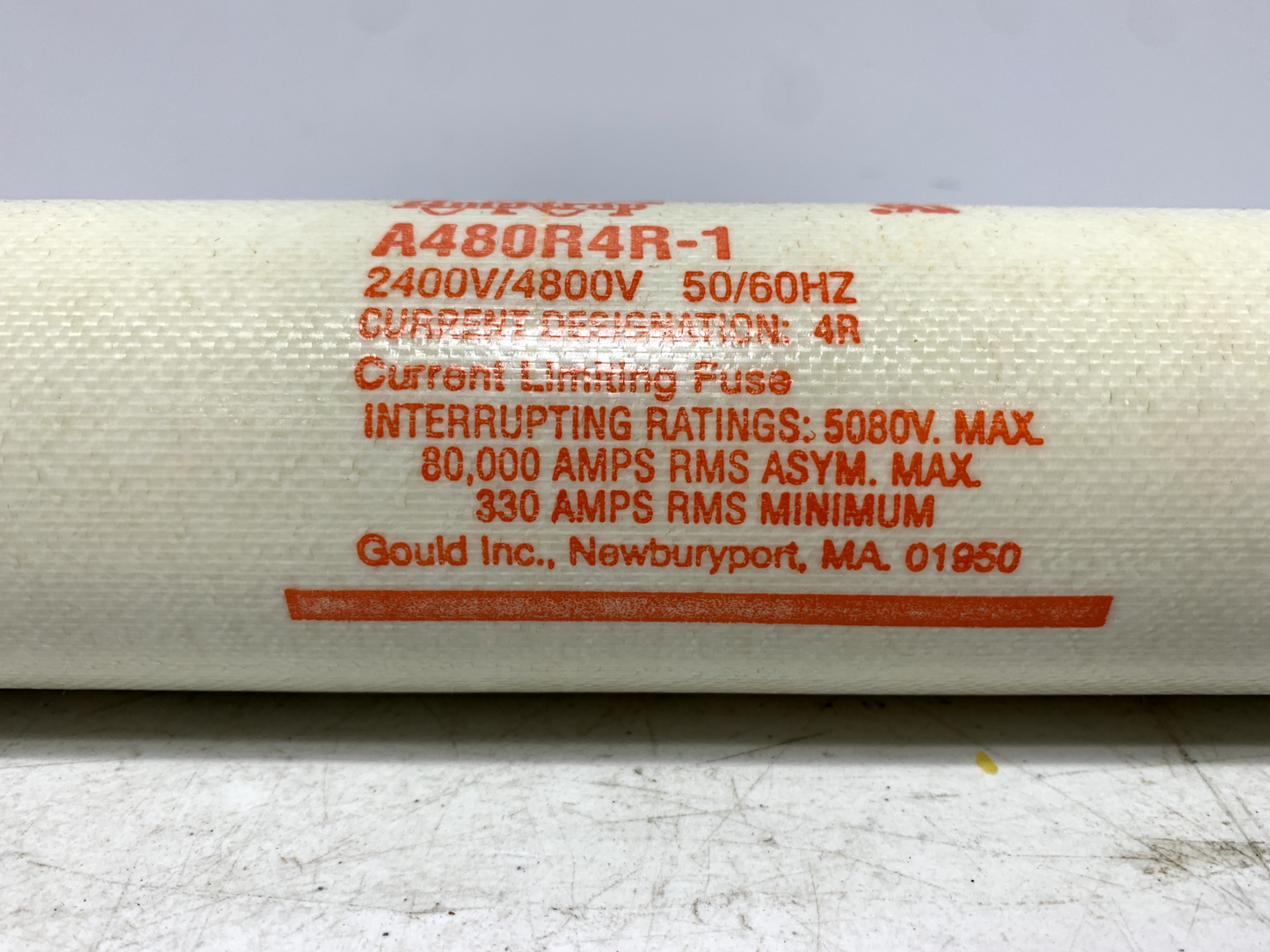 Gould Shawmut A480R4R-1 Trap Fuse 4R Amp 5.08kV 330A 2400/4800V