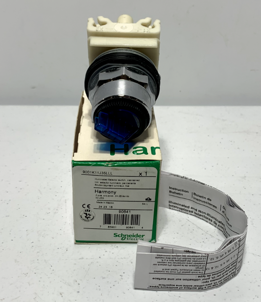 Schneider  Electric 9001K11J35LLL Illuminated Selector Switch (lamp broken)